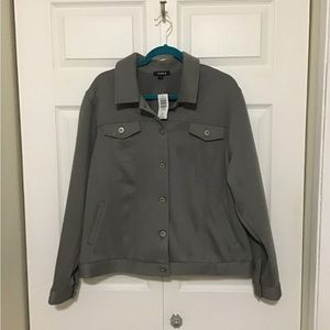 TORRID Gray Jacket 3XL